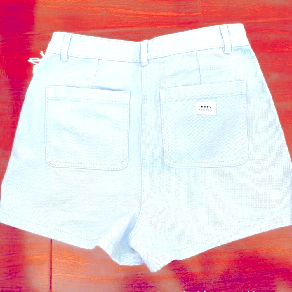 ๐HP๐OBEY Jean Shorts - Picture 8 of 12